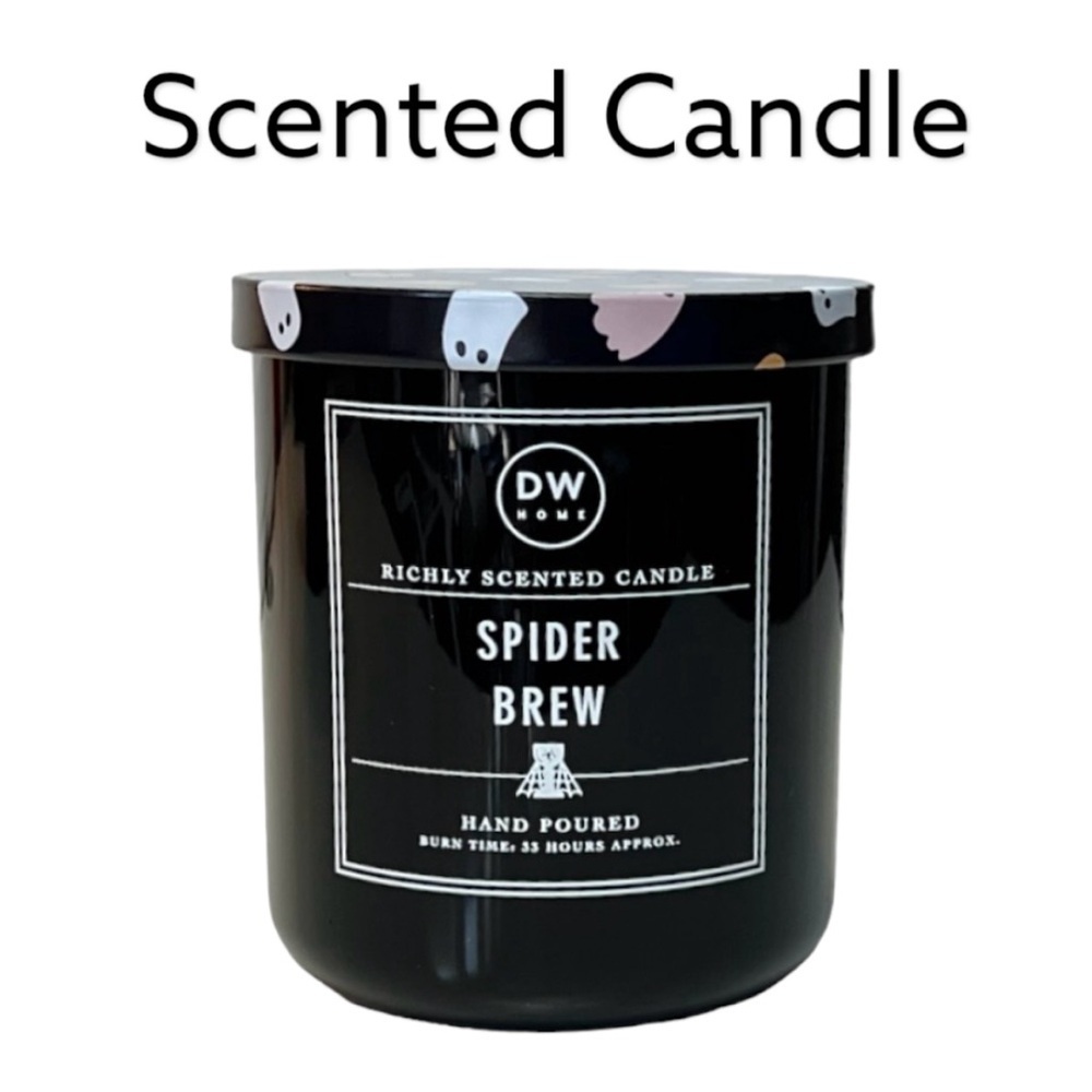 New DW Home Halloween Spider Brew 1 Wick Scented Candle